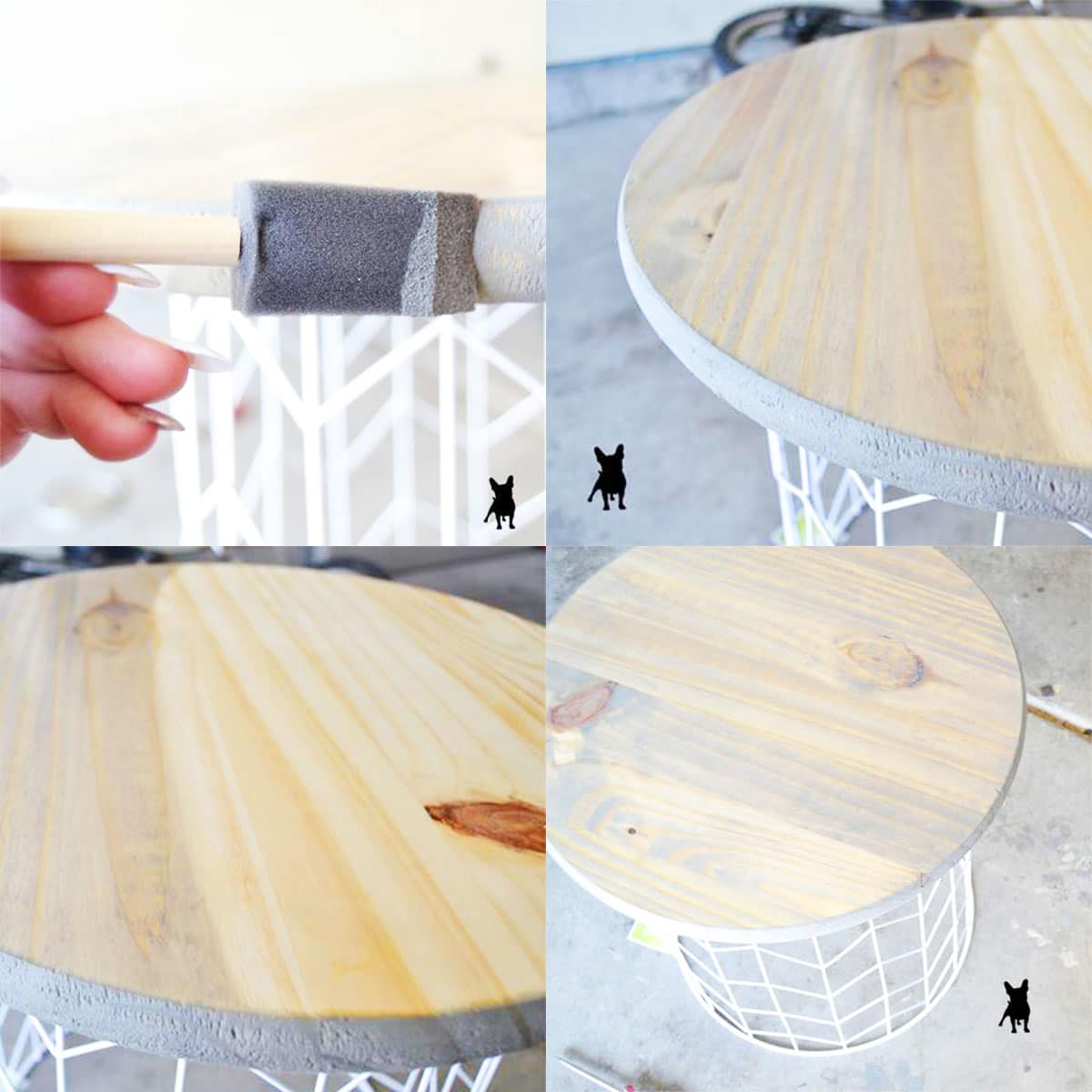 how to stain wood