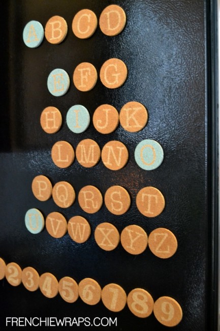 DIY Stencil Letters and Numbers by Frenchie for Hazel and Ruby