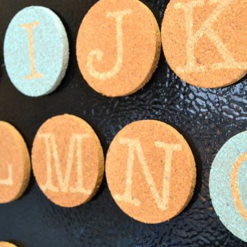 DIY Stencil Letters and Numbers by Frenchie for Hazel and Ruby
