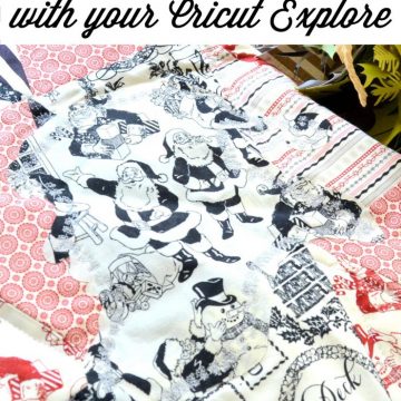 Cutting appliques for your quilt using the Cricut Expllore on seelindsay.com