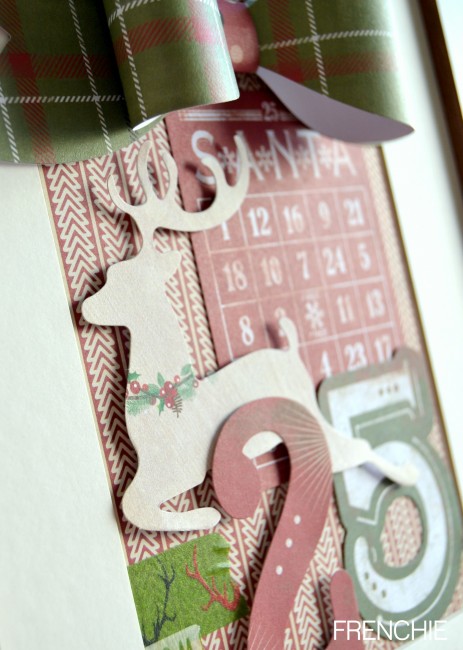 Create an easy and inexpensive neighbor gift using #mymindseye #sleighbells and an #ikea frame on seelindsay.com