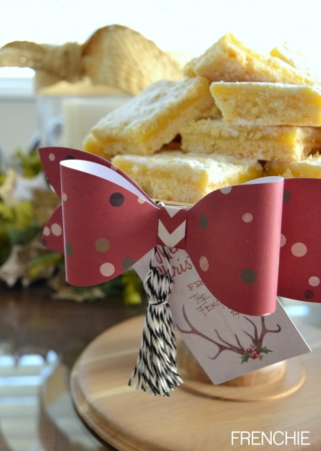 Create an easy and inexpensive neighbor gift using #mymindseye #sleighbells and an #ikea frame on seelindsay.com