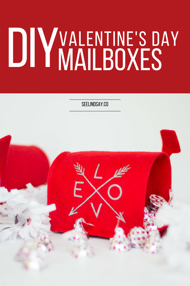 Create these DIY Valentine's Day Mailboxes. Such a fun and easy Valentine's craft.