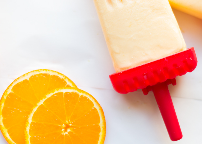 Make your very own homemade creamsicles. So delicious and only 4 ingredients!