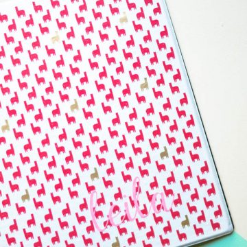 Create a customized binder using vinyl