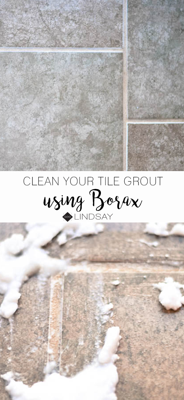 How to clean your tile grout with Borax