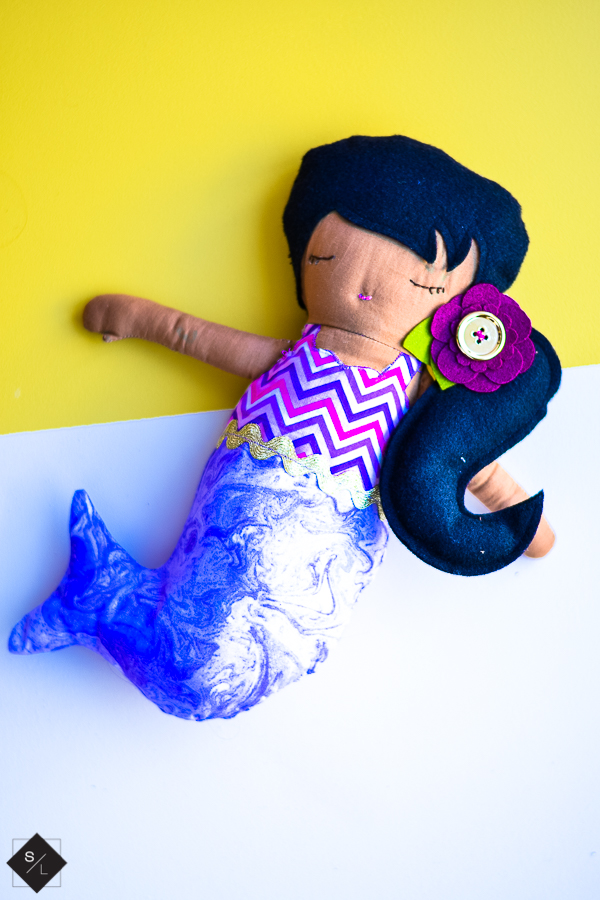 DIY Mermaid doll with Cricut