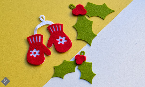 Cut felt with your Cricut Maker and make Holiday Gift Tags