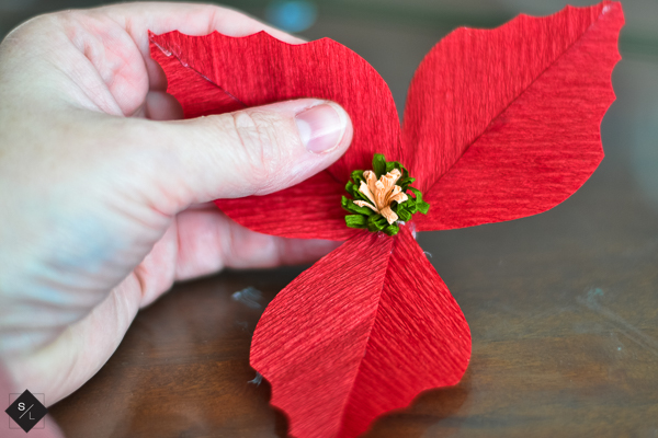 cricut crepe paper flower