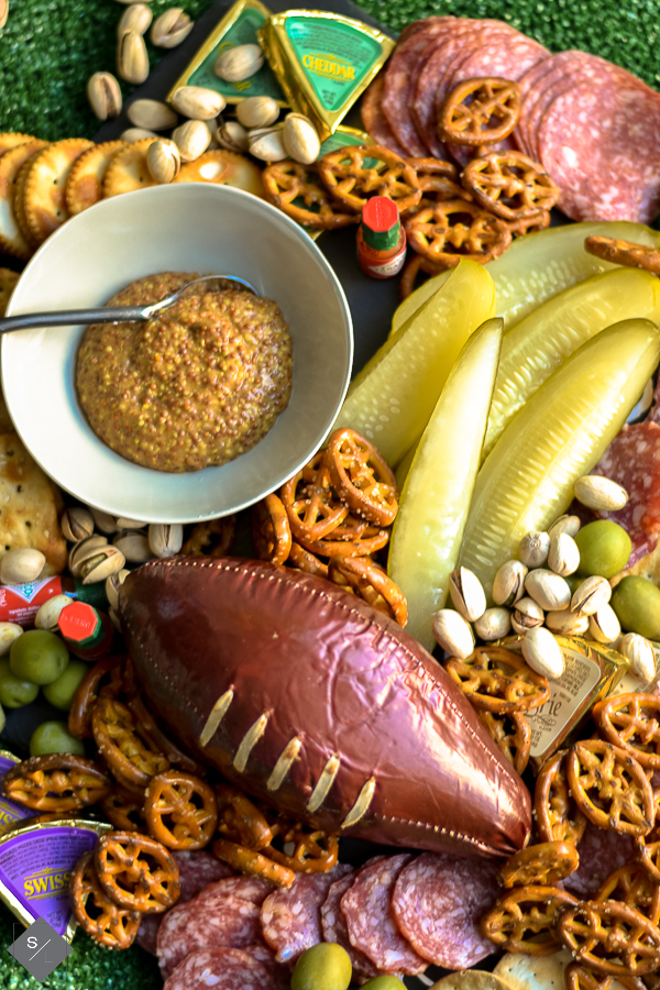 game day charcuterie board