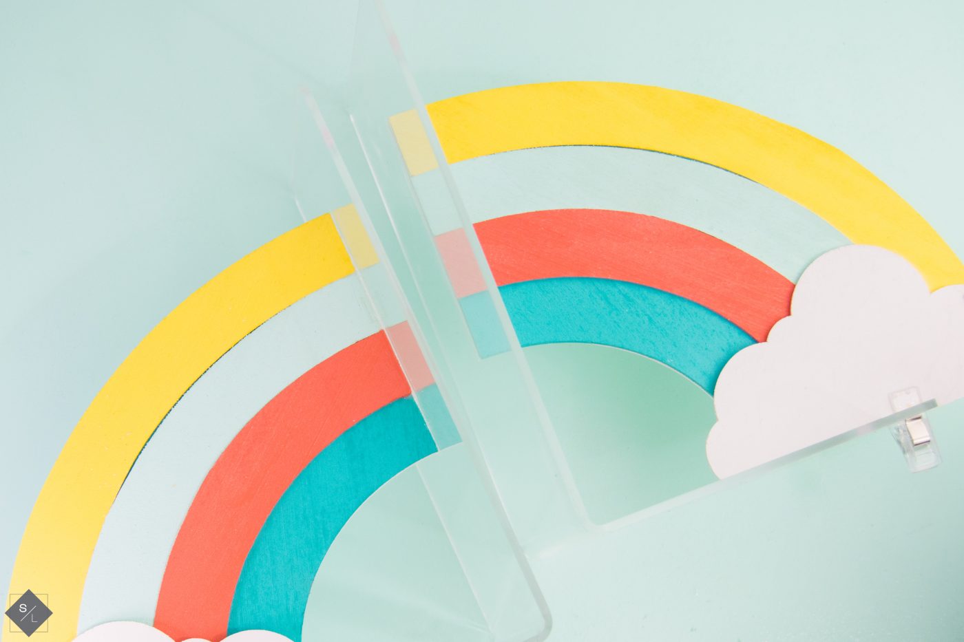 Did you know you can make your own bookends? Create these rainbow bookends using your Cricut Maker and wow everybody you know. #cricutmade #cricutmaker #cricut