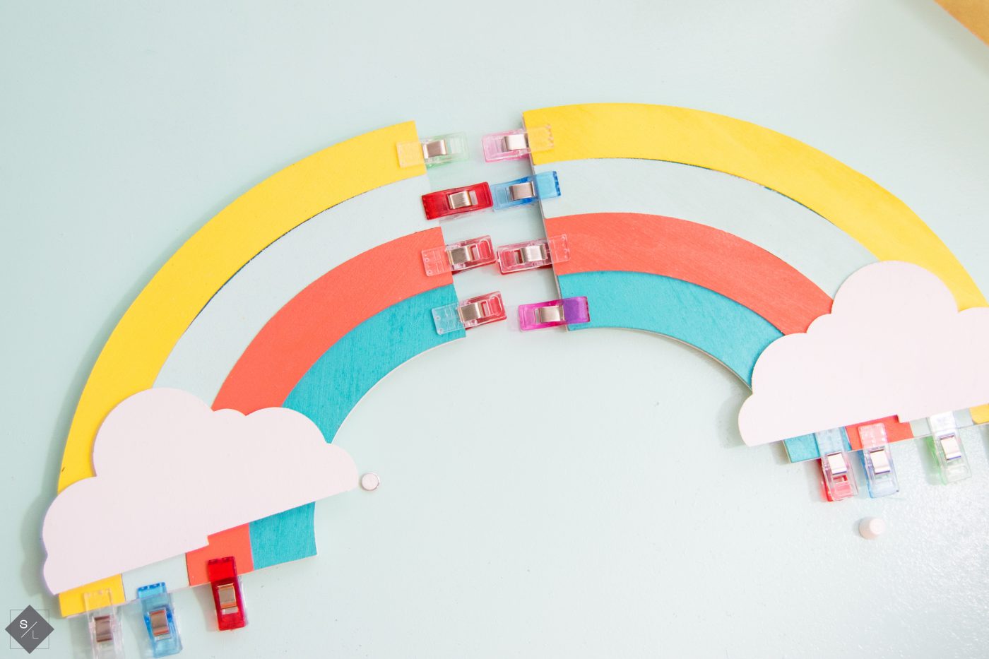 Did you know you can make your own bookends? Create these rainbow bookends using your Cricut Maker and wow everybody you know. #cricutmade #cricutmaker #cricut