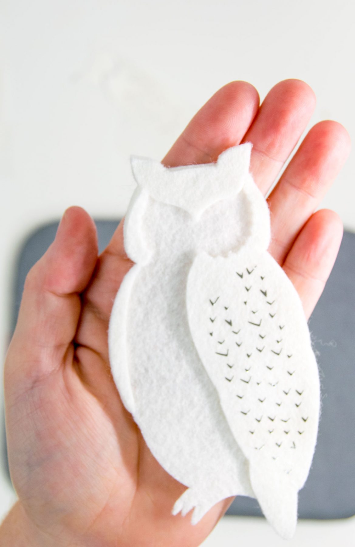 glueing felt to felt