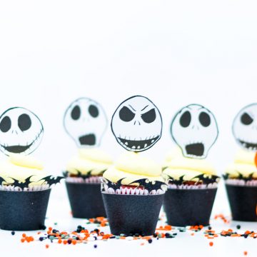 nightmare before christmas cupcake