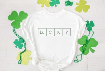 Lucky Periodic Table St Patricks Day Shirt + FREE SVG Files