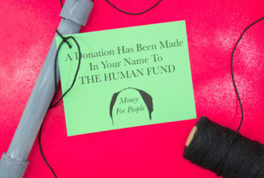 DIY Festivus Aluminum Pole & Human Fund Donation Printable