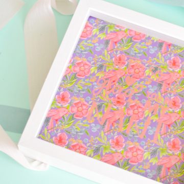 Create the perfect Mothers Day gift for that special Grandma in your life. Learn how easy it is to make a Mother's Day Shadow Box using your Cricut and some rose gold vinyl. Win a Cricut for you and your mom and start creating Cricut crafts ASAP! #cricut #cricutmade #mothersdaygift #mothersday #shadowbox #cricutshadowbox #grandmothergift