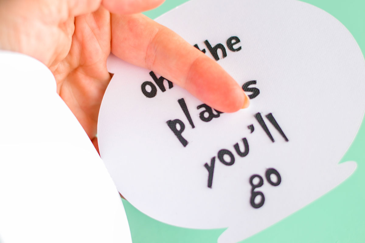 dr Seuss homemade card