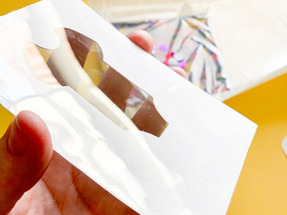 acetate for a shaker card