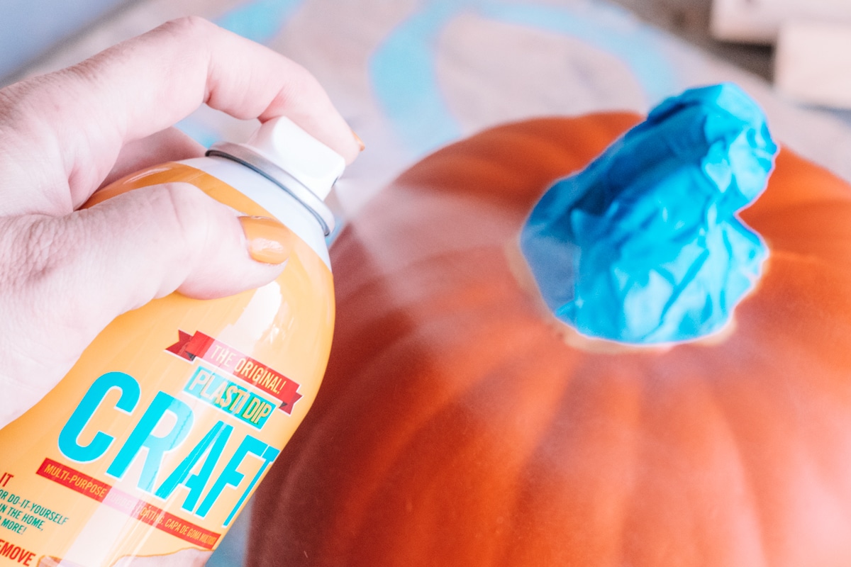 painting with plastic dip craft