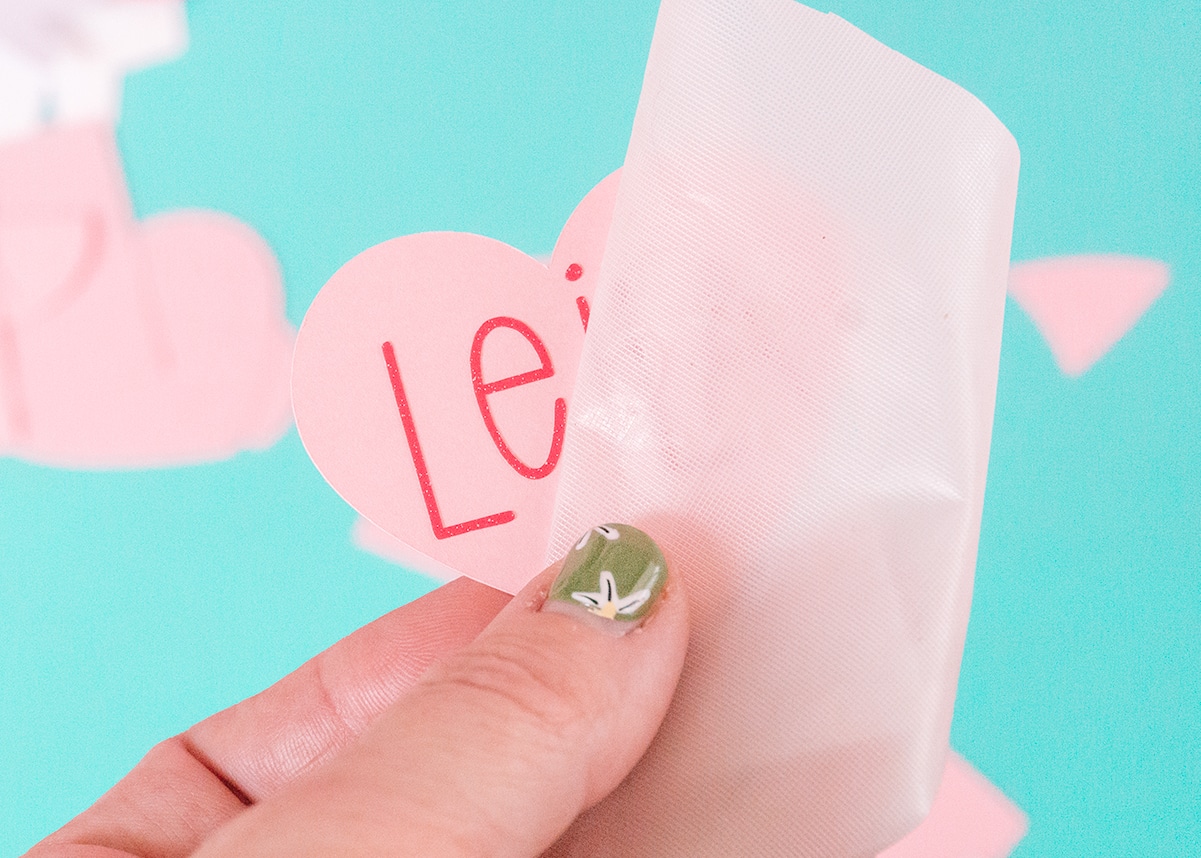 removing transfer tape