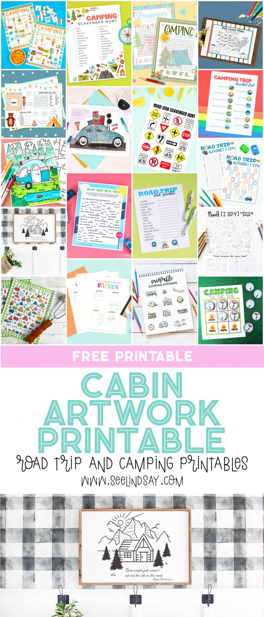 free road trip printable