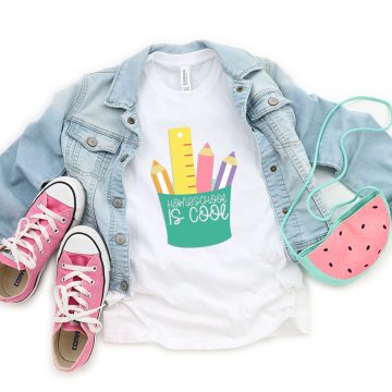 homeschool is cool shirt