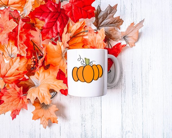 Hand-drawn Pumpkin Digital Cut File
