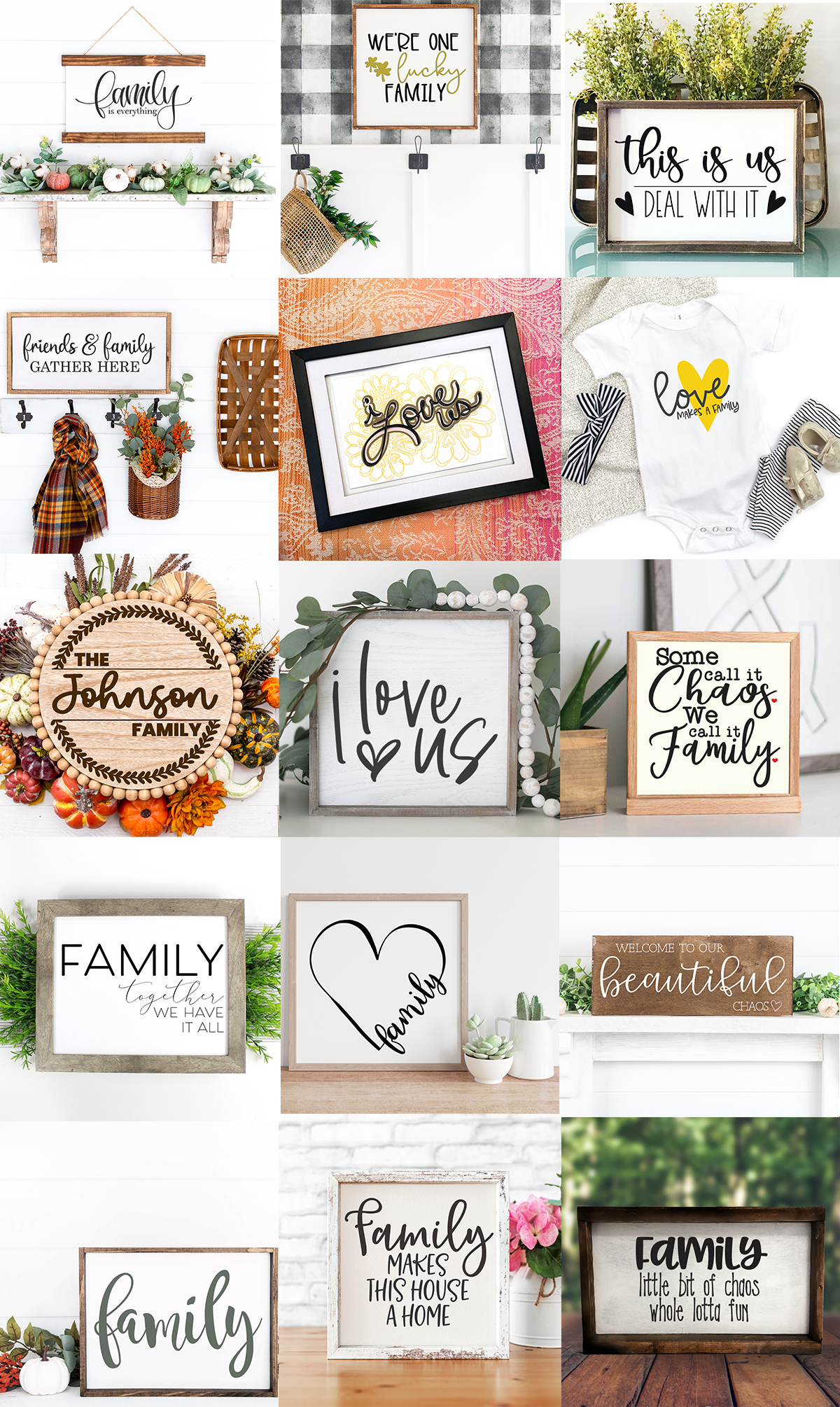 family svg files