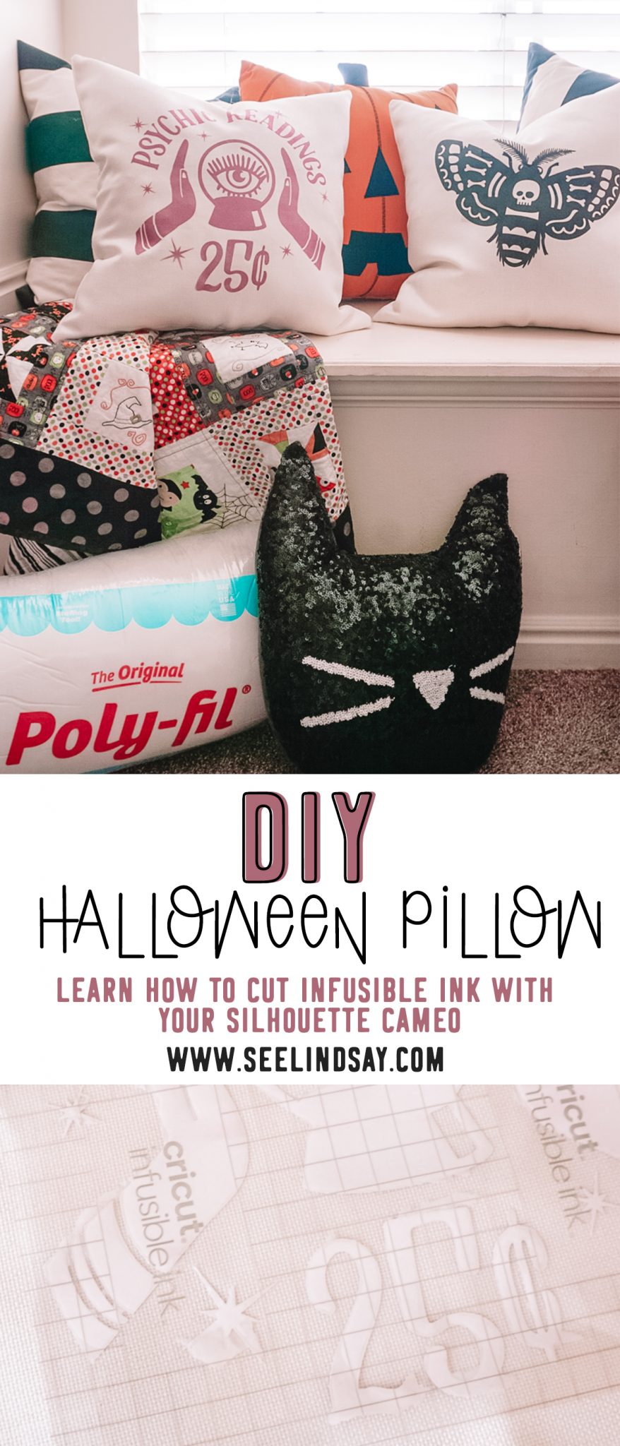 diy halloween pillows