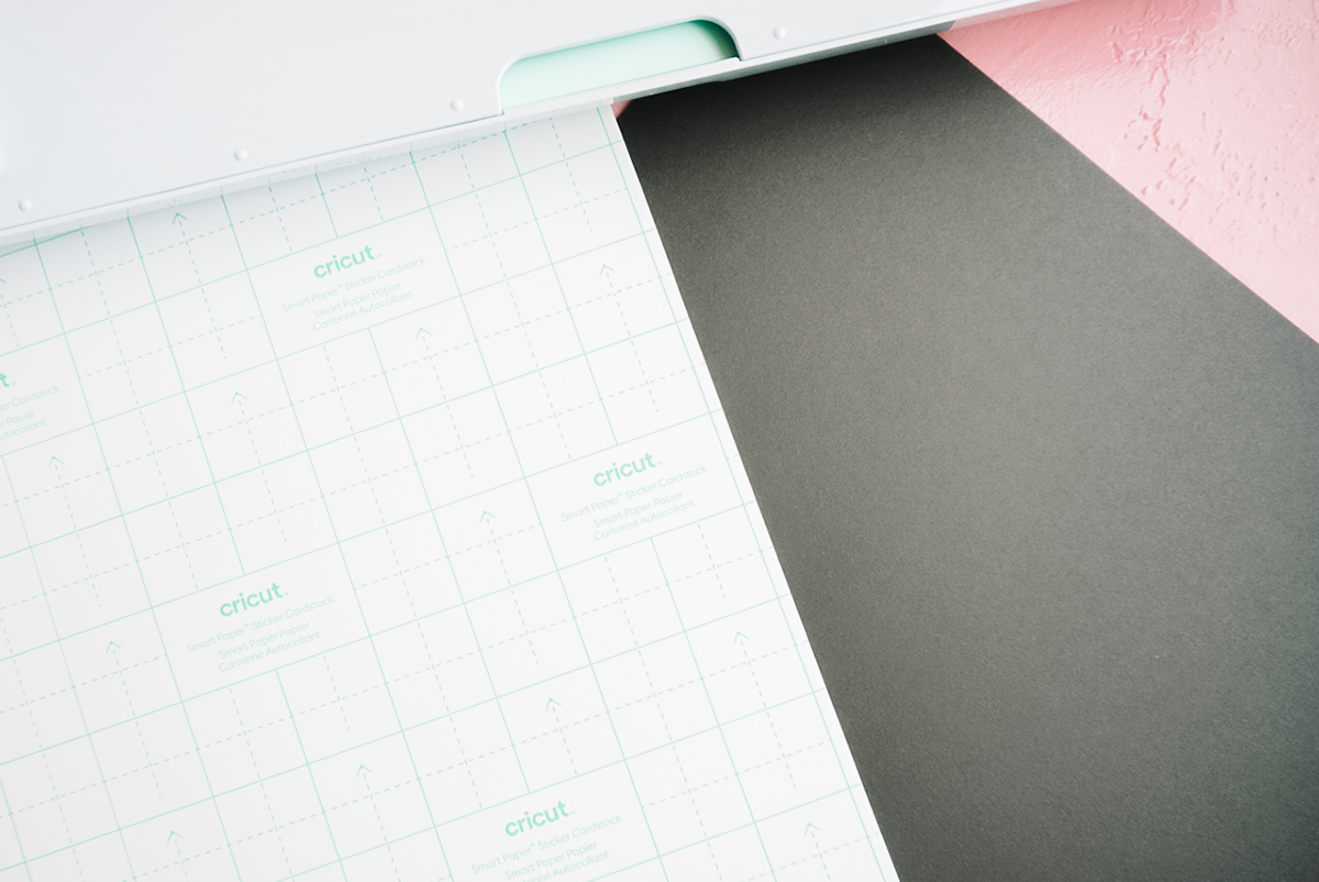 cricut adhesive black cardstock