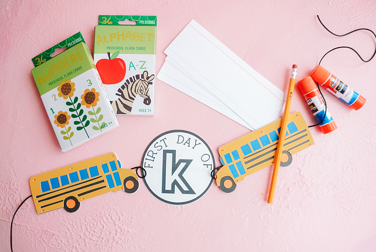 first day of school banner