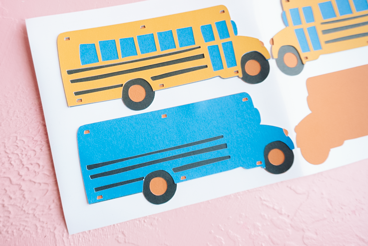 blue adhesive cardstock